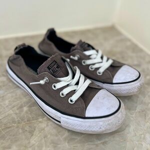 Grey converse size 9 women’s